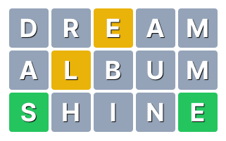 Find out what letters are in hidden words